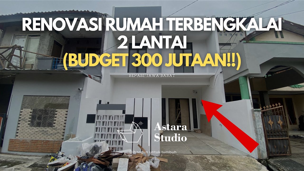 TAK TERDUGA RENOVASI RUMAH 2 LANTAI YANG TERBENGKALAI🫣🫣