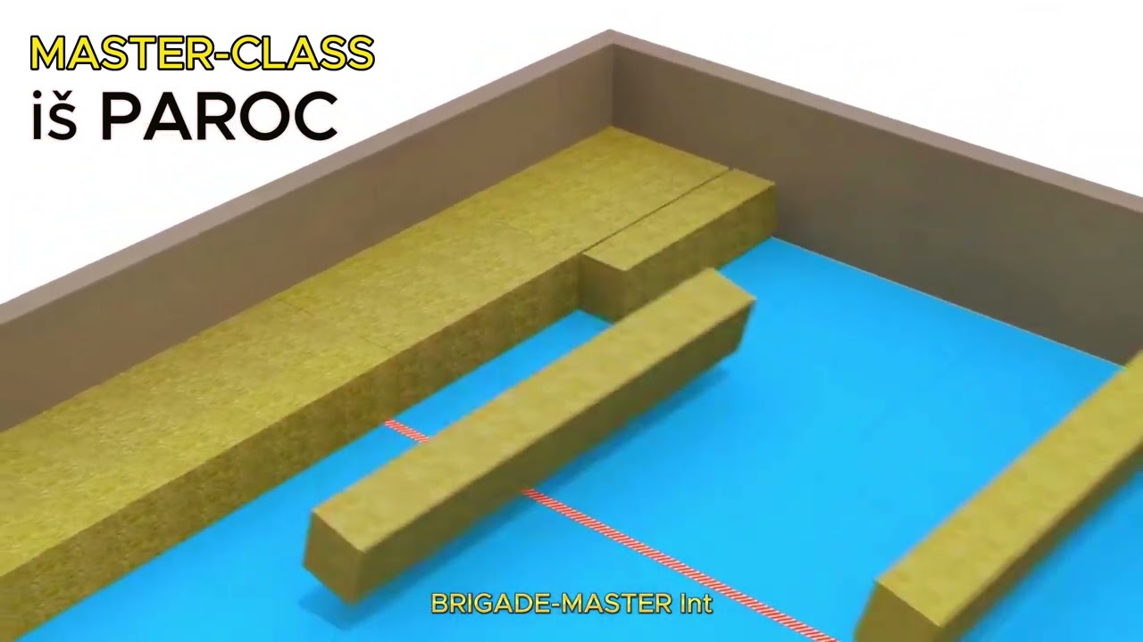 MASTER-CLASS i&scaron; Paroc👉Stogo lamelių sistema👈#statybos #stogas #statyba #kapitalinisremontas