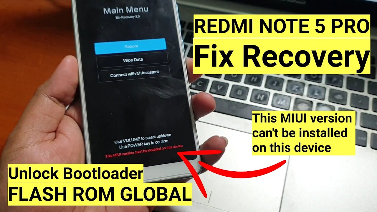 Redmi Note 5 pro recovery mode fix, Unlock bootloader, flash rom global (Whyred)