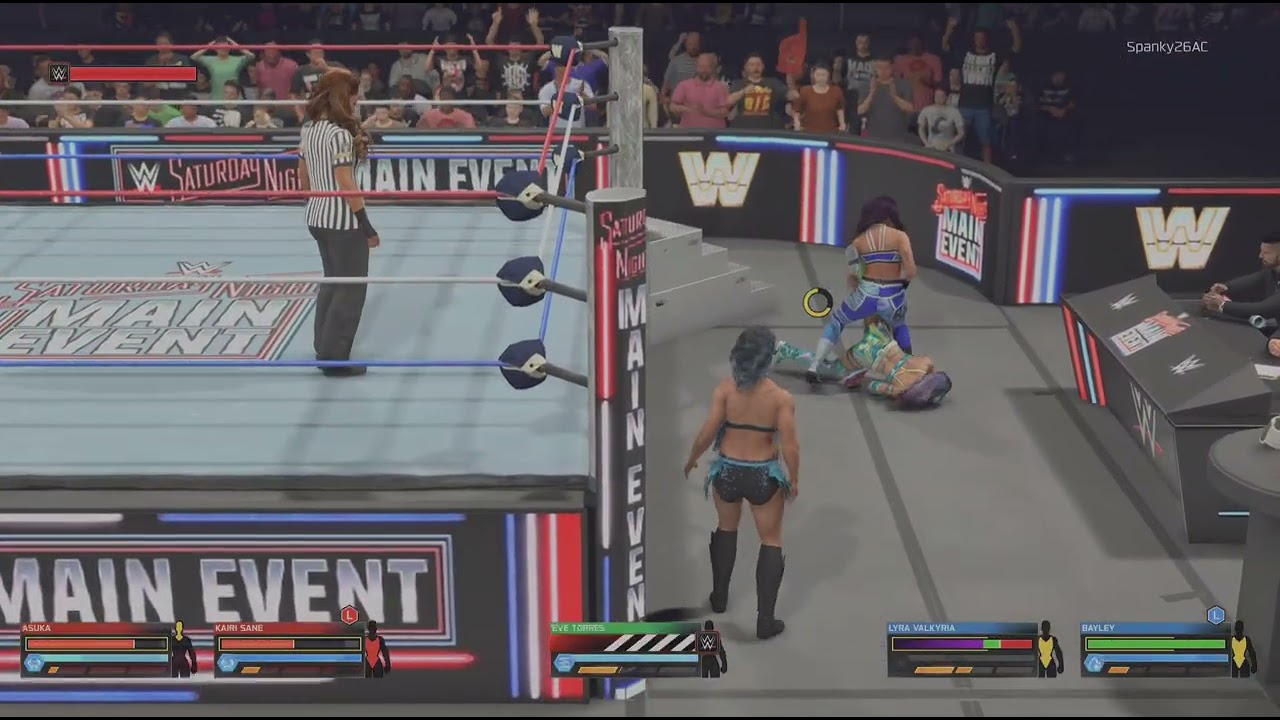 WWE 2K26 The Kabuki Warriors and Bayley + Lyra Valkyria fight for the vacant Tag Team Titles - SNME