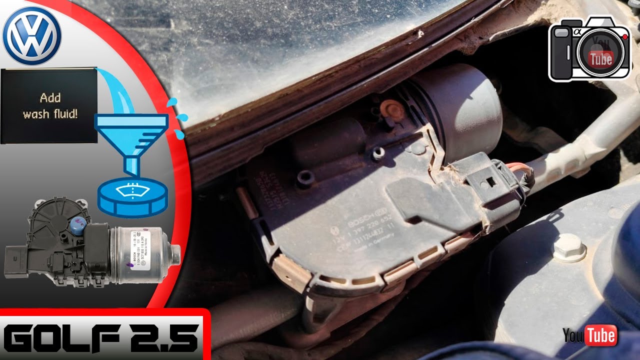 269 | Volkswagen Golf 2.5 MK6 | Error “Add Washer Fluid” + Limpiaparabrisas Trabados