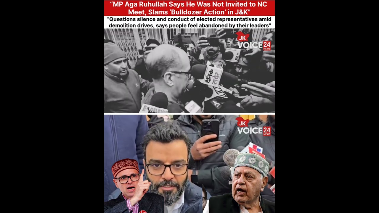 LIVE: Aga Ruhullah vs NC Leadership&mdash;Questions Demolitions and Conduct of Elected Representatives