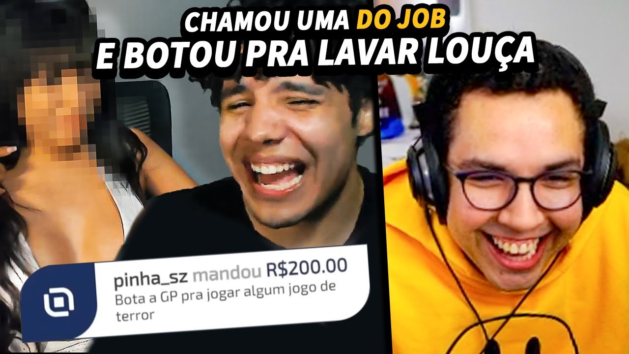 CHAMOU UMA DO JOB PRA JOGAR VIDEOGAME KKKKKKKK - YETZ REACT