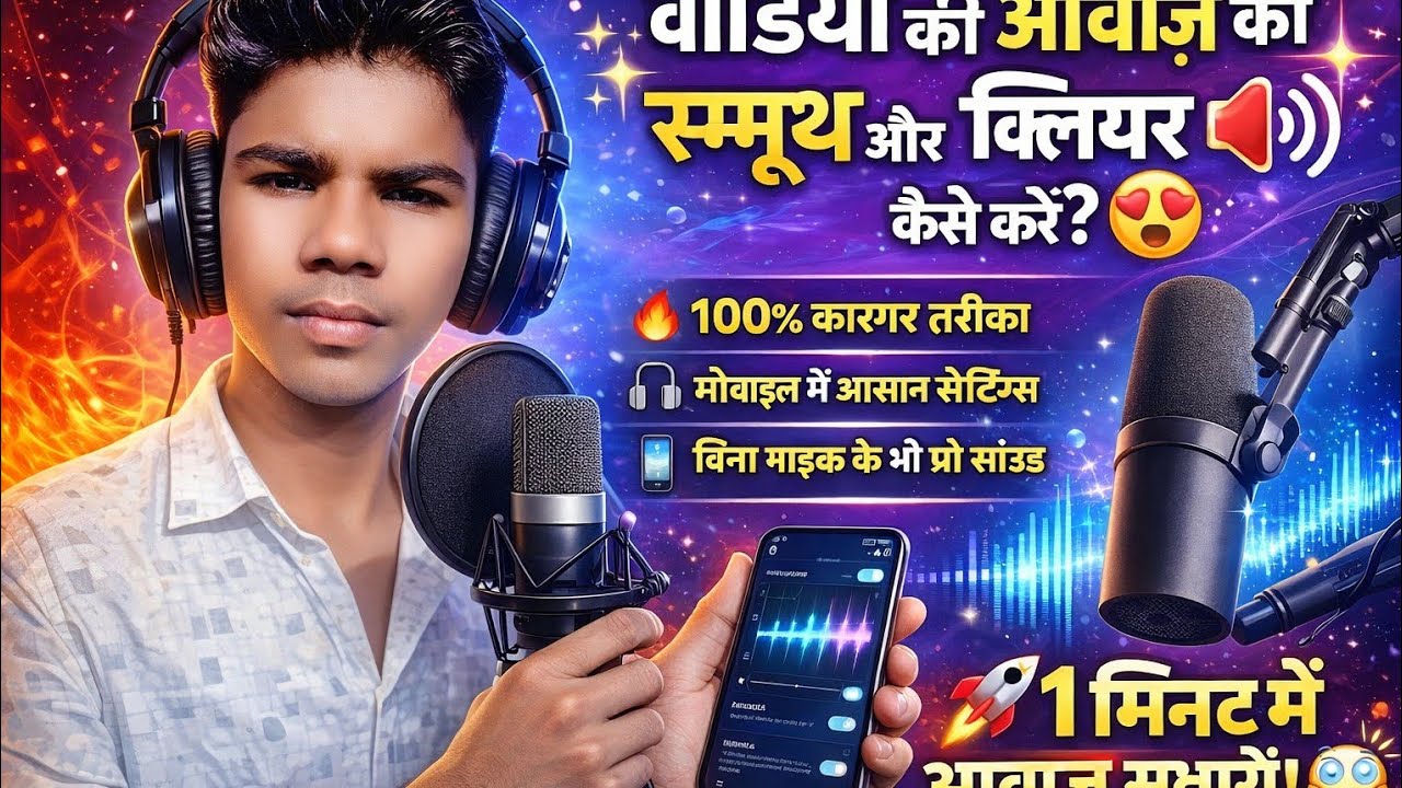 Video ka voice achcha kaise kare  अपने वीडियो का वॉइस को स्मूथ और अच्छा कैसे करें