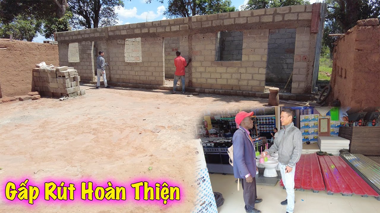 Linh Philip || Gấp R&uacute;t Ho&agrave;n Thiện Nh&agrave; Cho C&aacute;c Ch&aacute;u Mồ C&ocirc;i Trong Bản Catumbela !!!