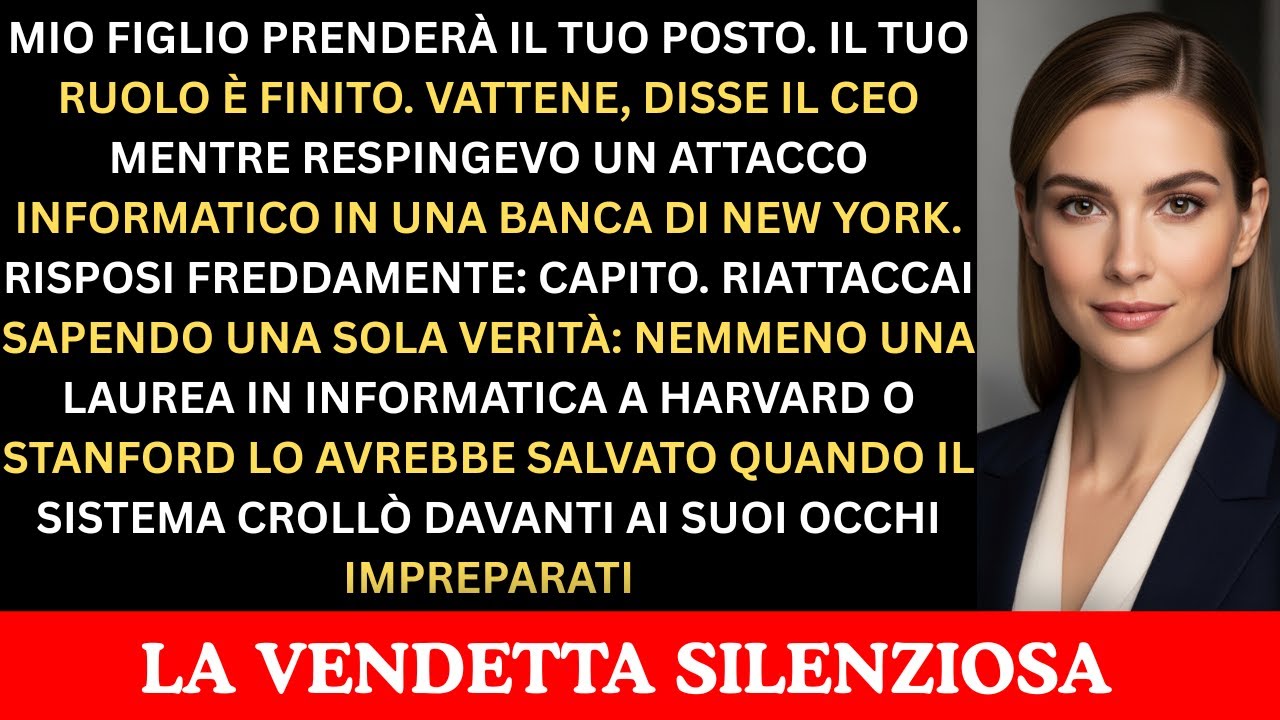 Il CEO mi sostituì con suo figlio durante una crisi, costò milioni all’azienda