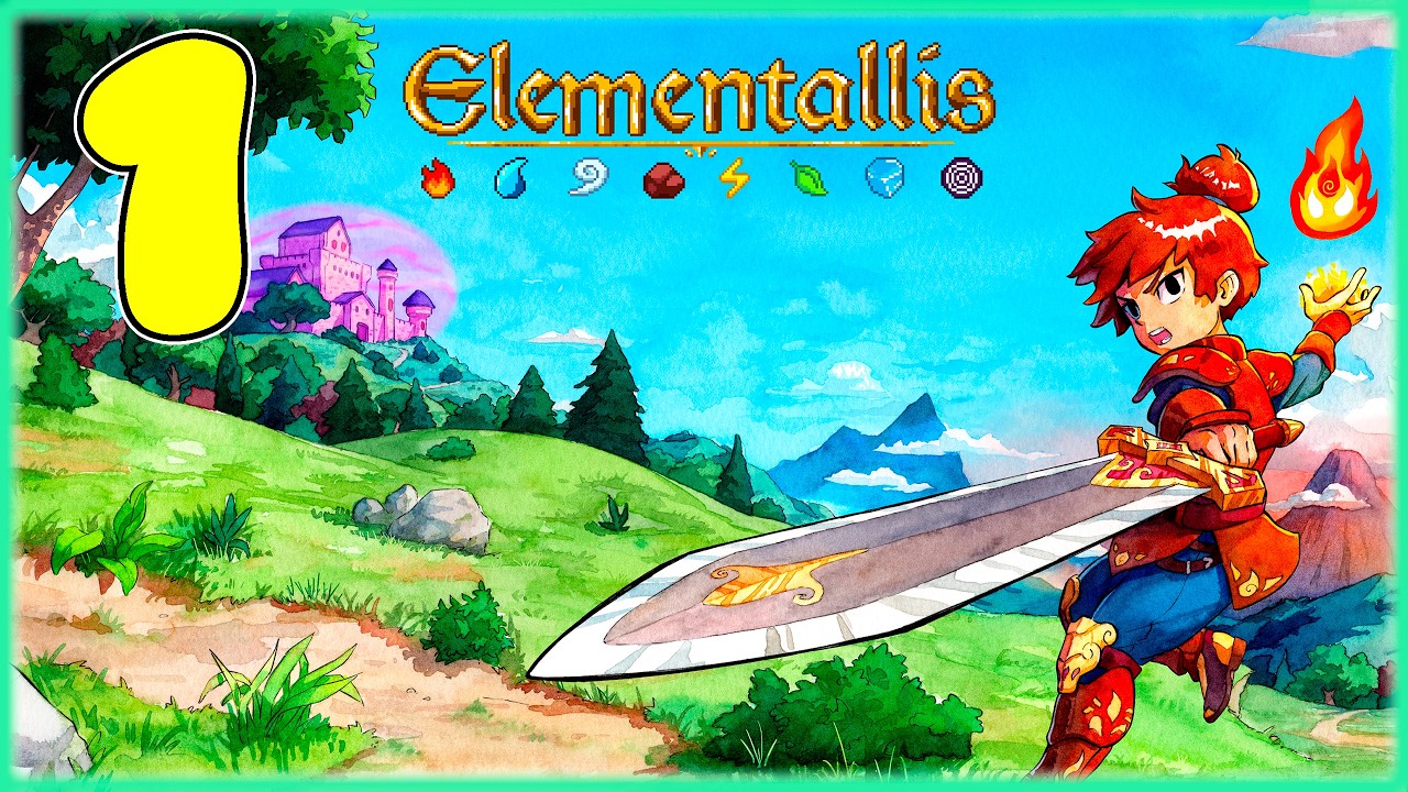 A Promising ZELDA-Like Indie Game! | ELEMENTALLIS Demo