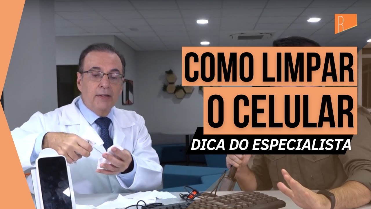 Como limpar celular e aparelhos eletrônicos? Dr. Bactéria responde