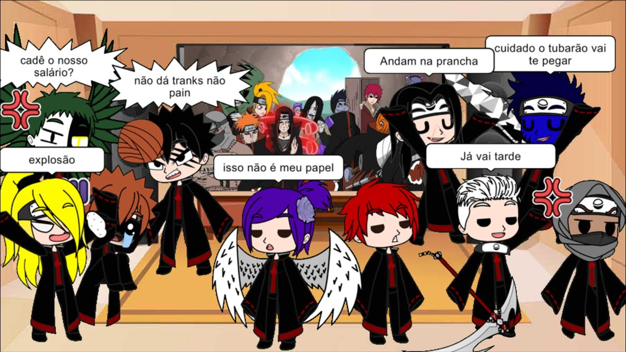 Akatsuki react reunião da Akatsuki ( Voice makers )