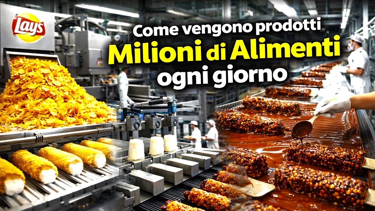 Come Vengono Prodotti Milioni di Alimenti | Processi Industriali Incredibili