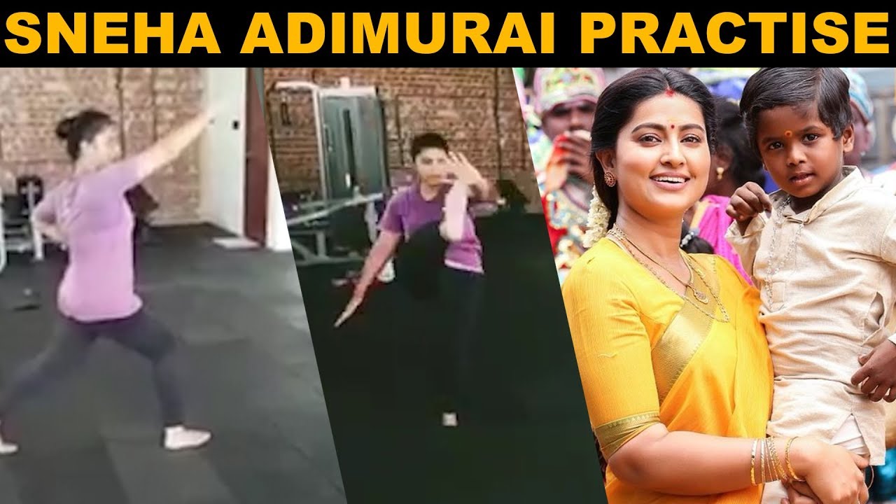 VIRAL VIDEO : SNEHA Practicing Adimurai For Pattas Movie | Dhanush | Star Prime