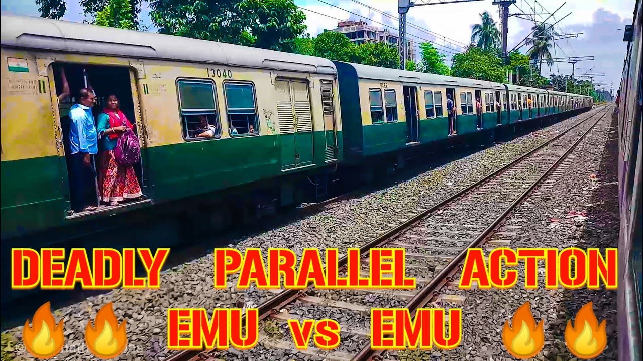 EMU vs EMU | DEADLY NONSTOP PARALLEL ACTION | GALLOPING EMU vs ALL STOP EMU PARALLEL RACE | DOORPLAT