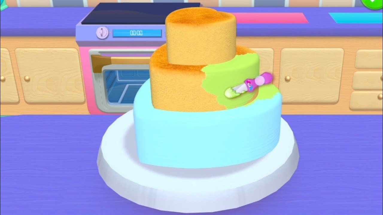 Satisfying Cake Game 🎂 Decorating & Coloring Fun!