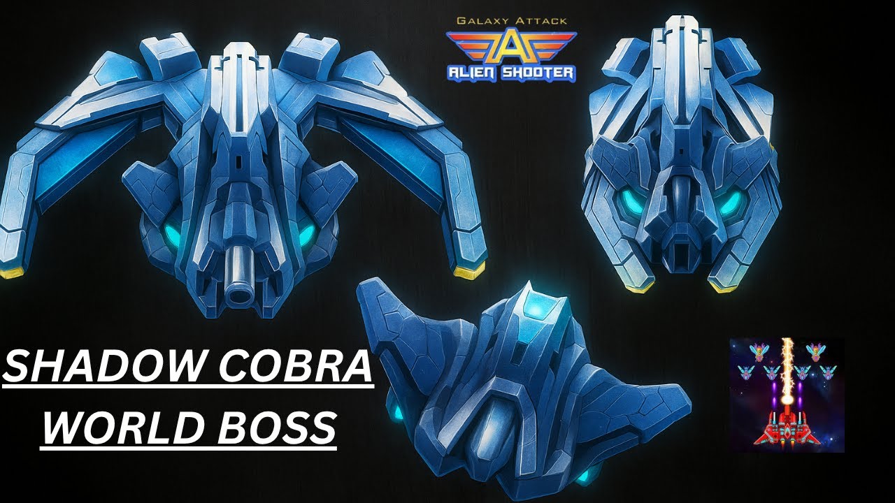 Galaxy Attack Alien Shooter #05 | World Boss Shadow Cobra | Zambario Gamers