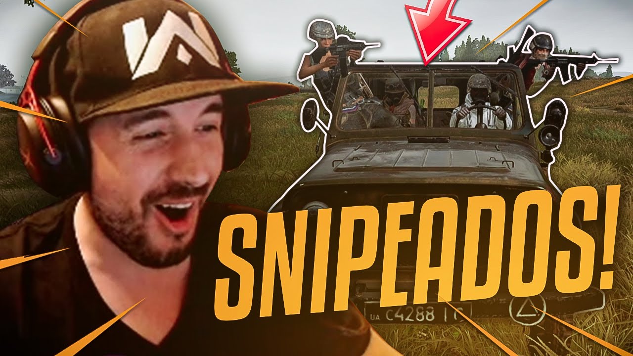 🔥 4 tiros de AWM, 4 KILLS en 10 SEGUNDOS *EPICO*! 🔥 SNIPEADOS en el COCHE! PUBG GAMEPLAY ESPAÑOL
