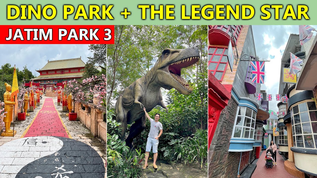 SERUUU!!! DI JATIM PARK 3: DINO PARK & THE LEGEND STAR  // PART 11 ROAD TRIP JAWA BALI