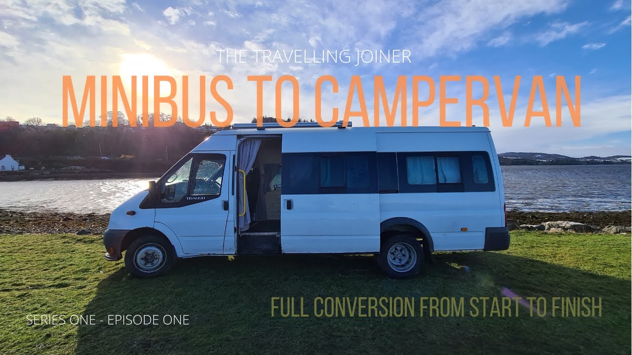 CONVERTING A FORD TRANSIT MINIBUS INTO A CAMPERVAN IN INVERNESS.