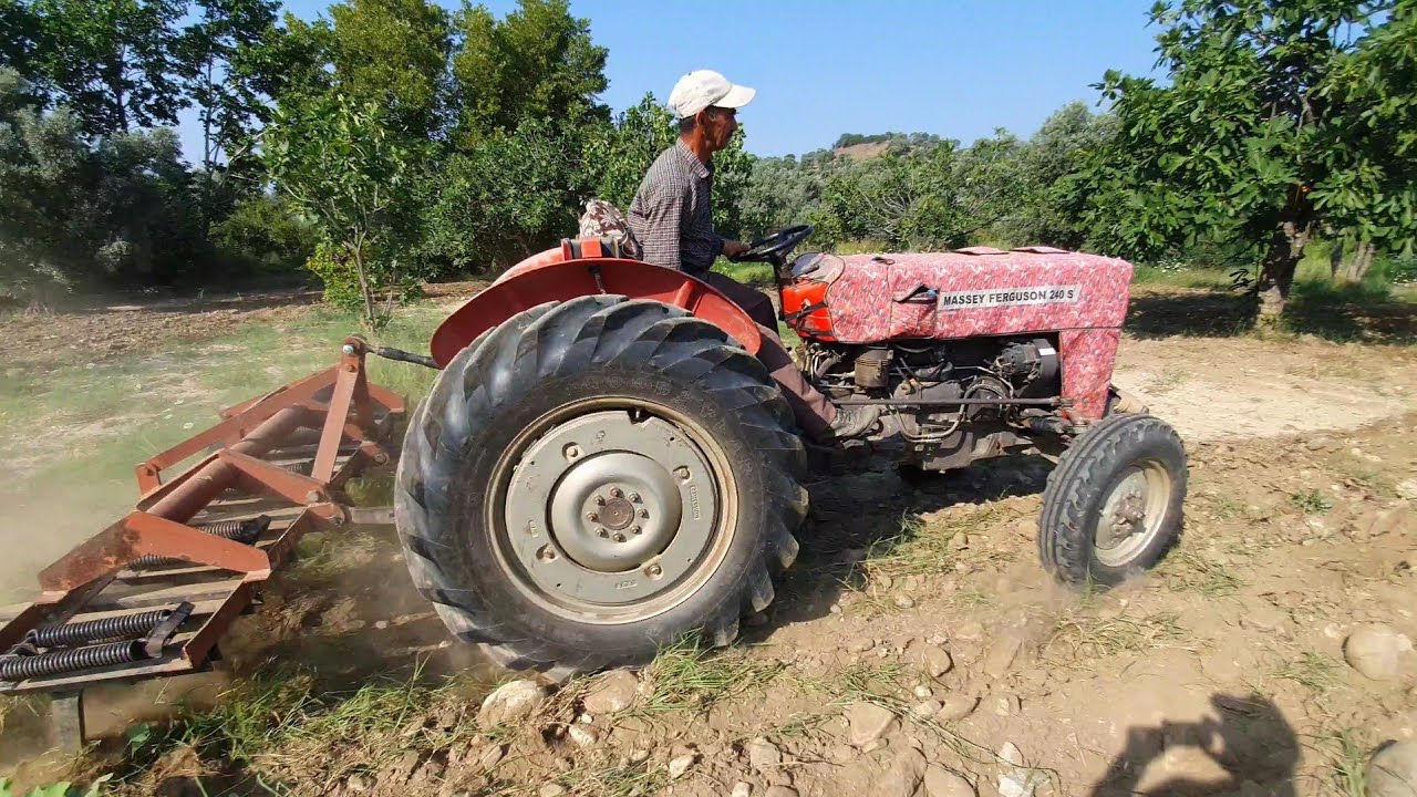 1998 Modelini Çift Sürerken Tutmak zor ( Massey Ferguson 240 S )