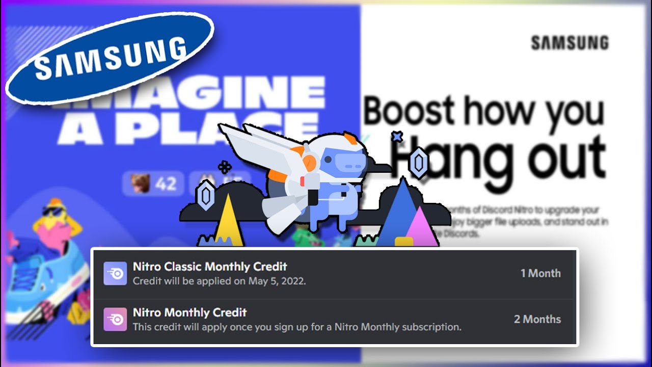 Samsung X Discord Nitro Promotion 3 Months of NITRO
