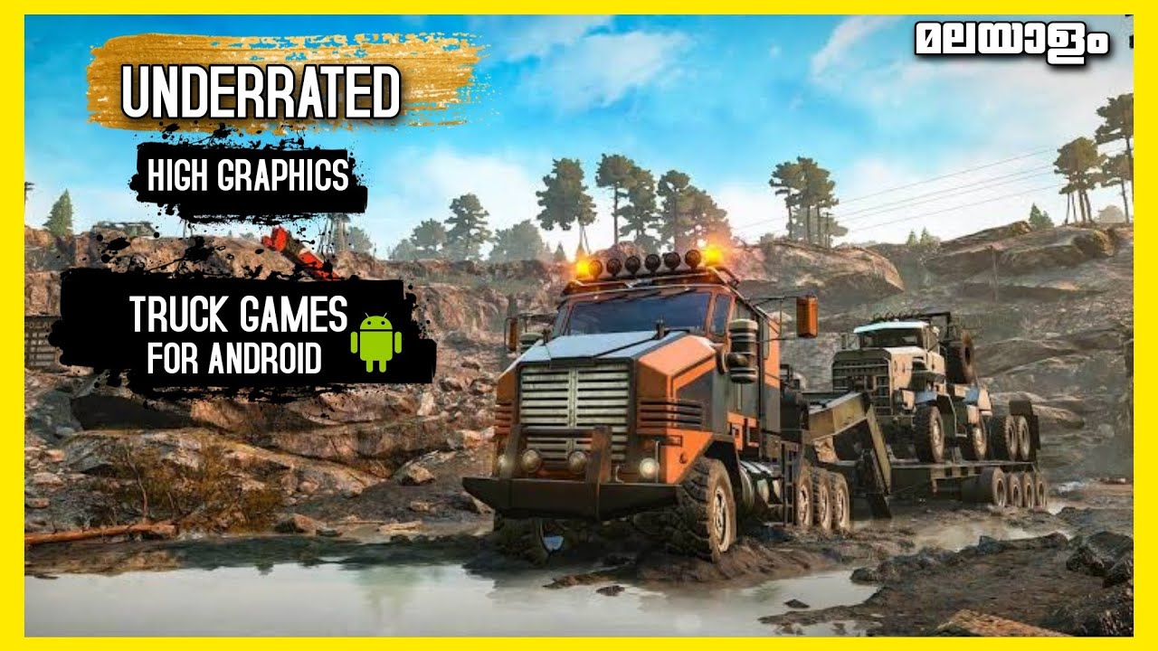 UNDERRATED high graphics truck games for android | #highgraphicsandroidgame | truck games |malayalam