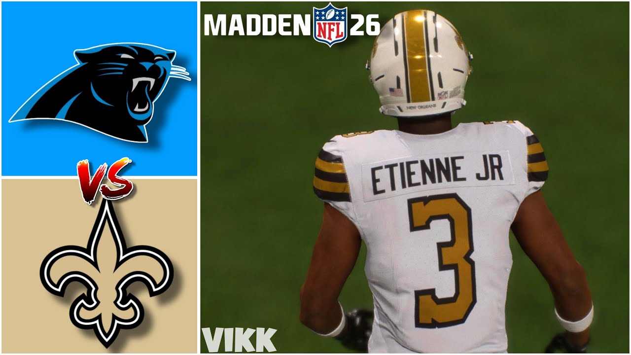 Panthers vs Saints Simulation | Madden 26 Free Agency Rosters
