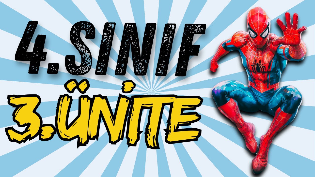 4.SINIF İNGİLİZCE 3.&Uuml;NİTE KONU ANLATIMI | CARTOON CHARACTERS