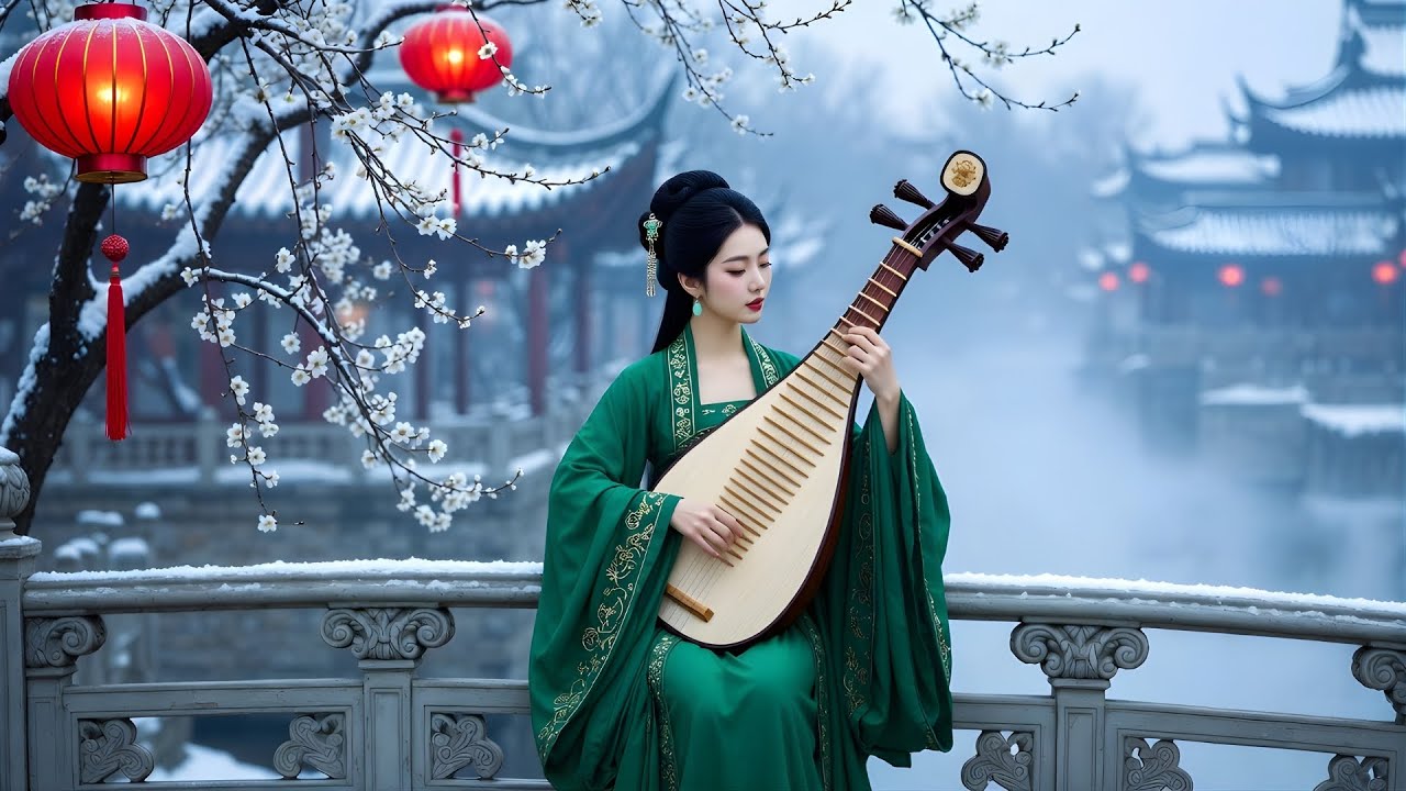 Chinese Zen Music for Sleep 😴🌿 Soft Bamboo Flute, Erhu & Guzheng Night Relaxation