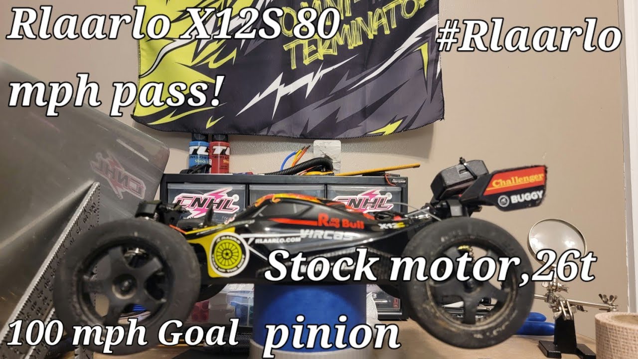 Rlaarlo X12S Buggy | 80 mph! | 100 mph goal and we're getting closer! @rlaarlo