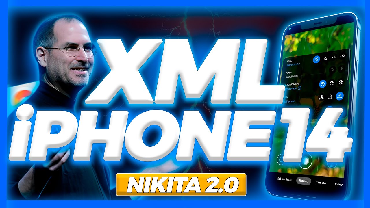 🔥 SAIU!! NOVA XML iPHONE 14 PARA GCAM NIKITA 2.O / QUALIDADE BRUTAL [ MELHOR XML DE 2023]