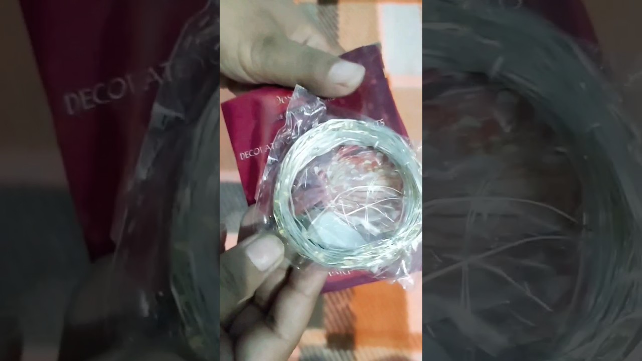 unboxing fairy lights.#ytshorts #shortvideo