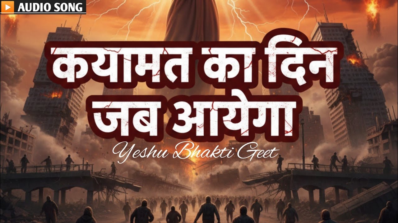 कयामत का वक़्त जब आएगा ||  Powerful Hindi Christian Worship Song || End Time Jesus Song||