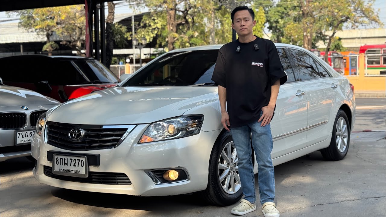 🚗TOYOTA CAMRY 2.0G MNC 2012 สีขาวมุก ✅ราคา 289,000 บาท🛣️วิ่ง 100,000 กม.