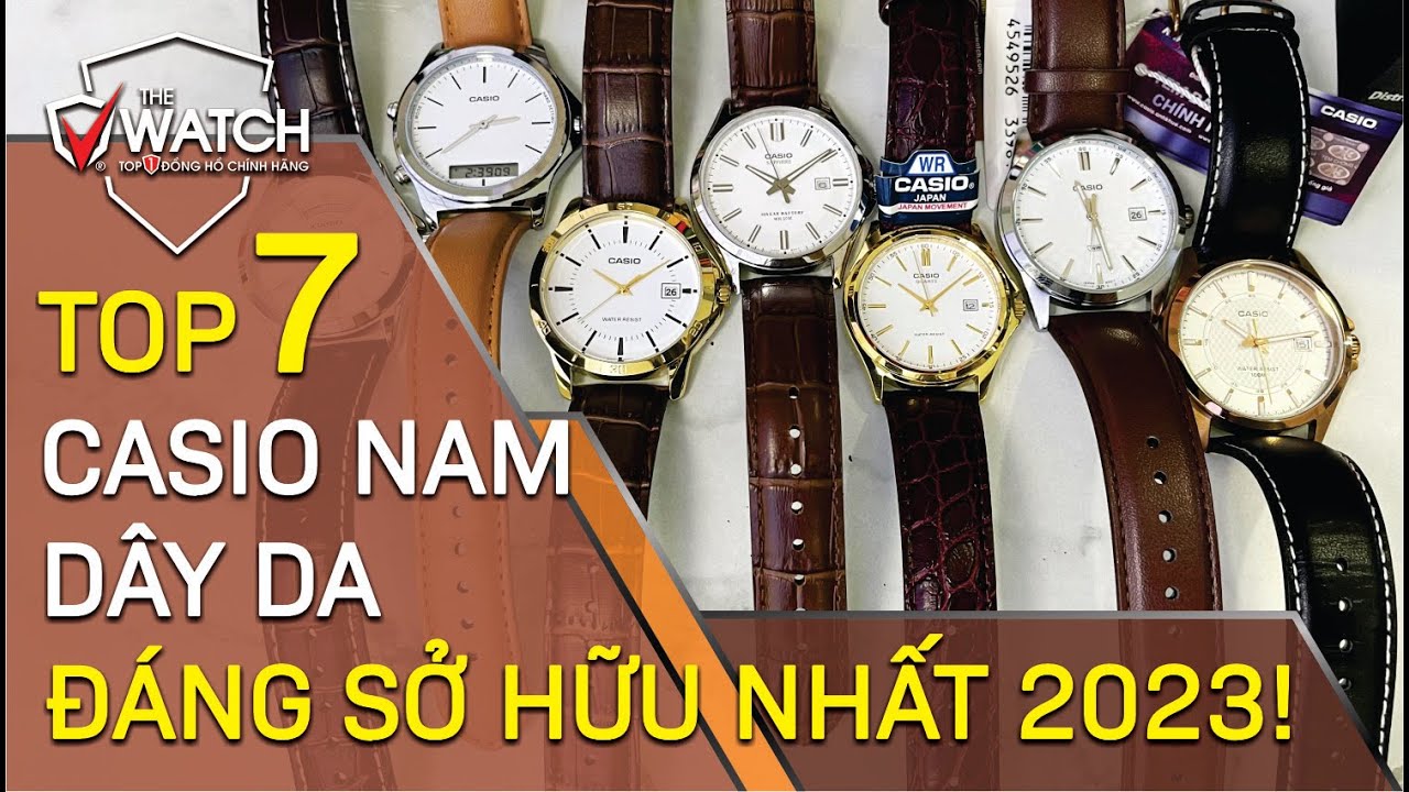 Top 7 Mẫu Đồng Hồ Casio Nam D&acirc;y Da Gi&aacute; Dưới 3 Triệu - Đ&aacute;ng Sở Hữu Nhất 2023 | ĐỒNG HỒ THE WATCH