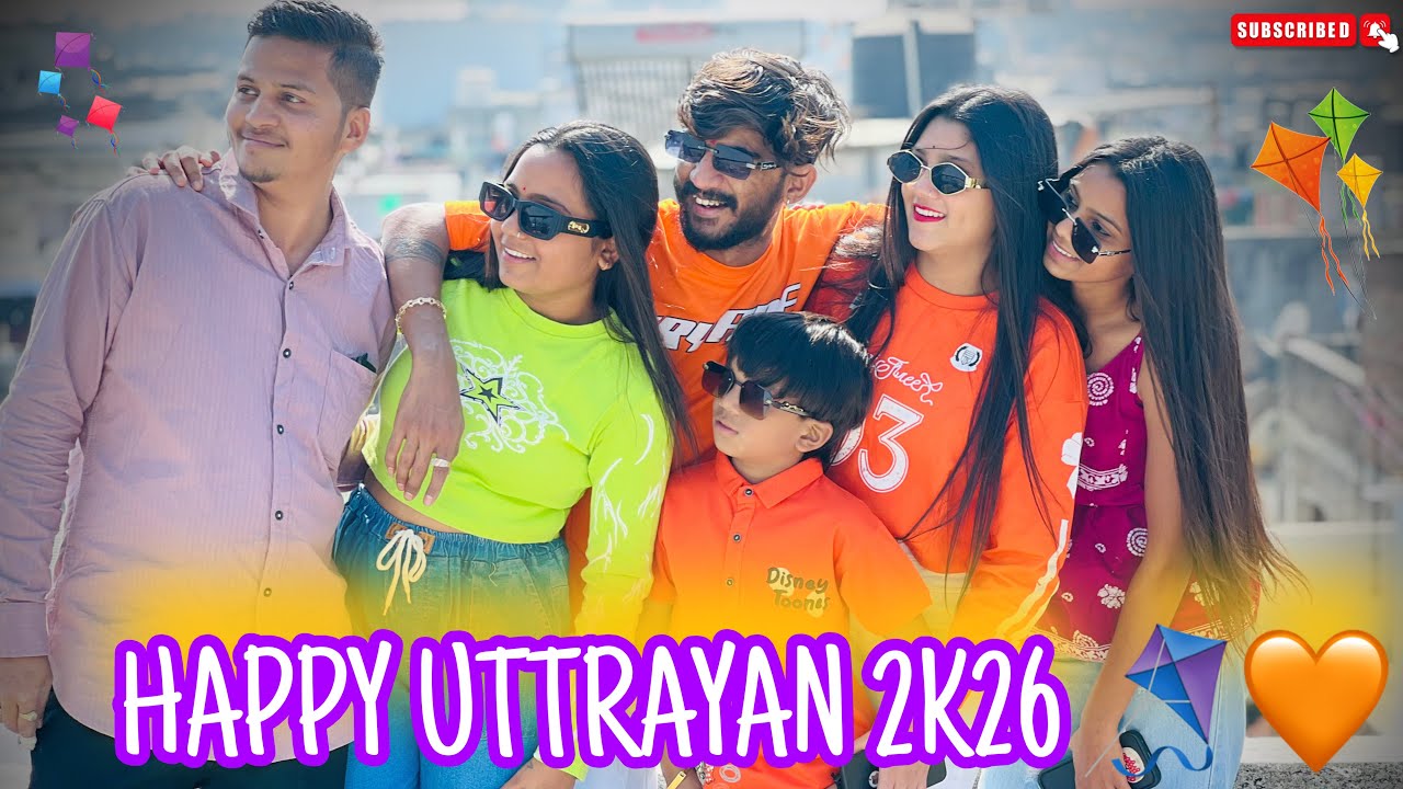 HAPPY UTTRAYAN 2K26 🧡🪁 || એ હેપ્પી ઉત્તરાયણ ૨૦૨૬ || Couple Vlog || Mayurrrvlog || Surat ||