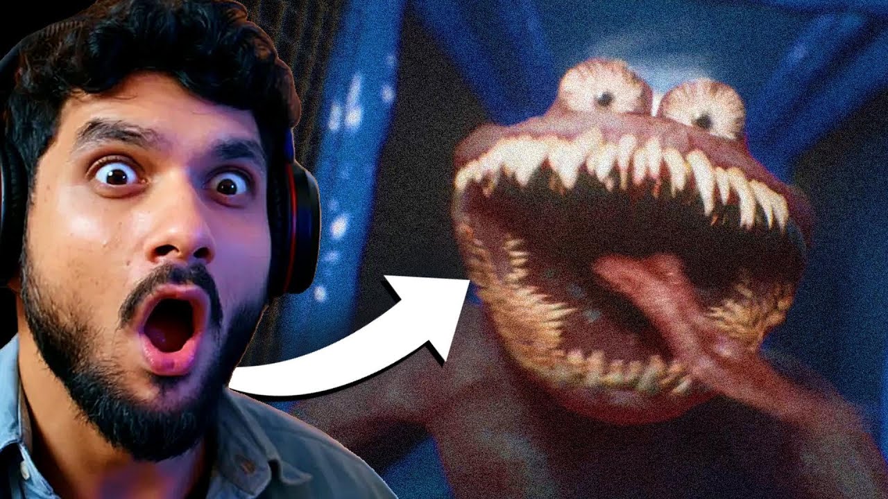 CHASED BY A SLIDE MONSTER | SUBLIMINAL HORROR GAME DEMO