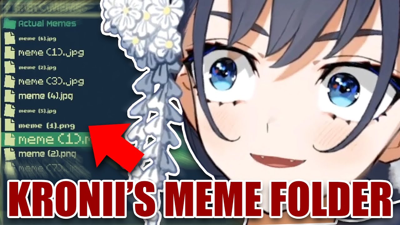 Kronii is exposing drive and sacrificing MEMES to fight this boss