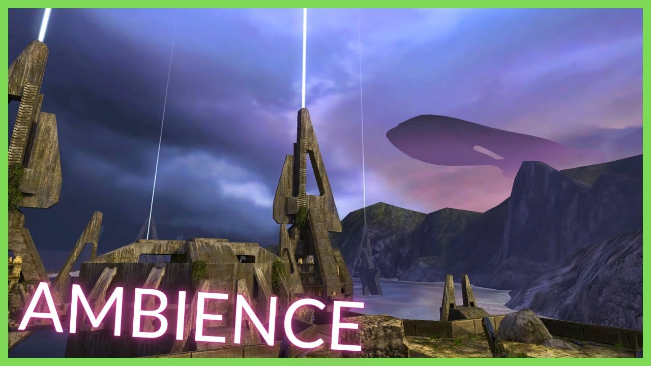 Halo 2: Delta Halo Relaxing Ambient Exploration | No HUD, No Combat (4K 60 FPS)