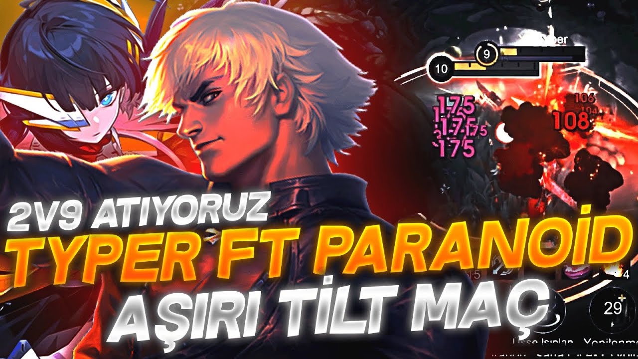 TYPER FT PARANOİD 2v8 ATIYORUZ AŞIRI TİLT MA&Ccedil;
