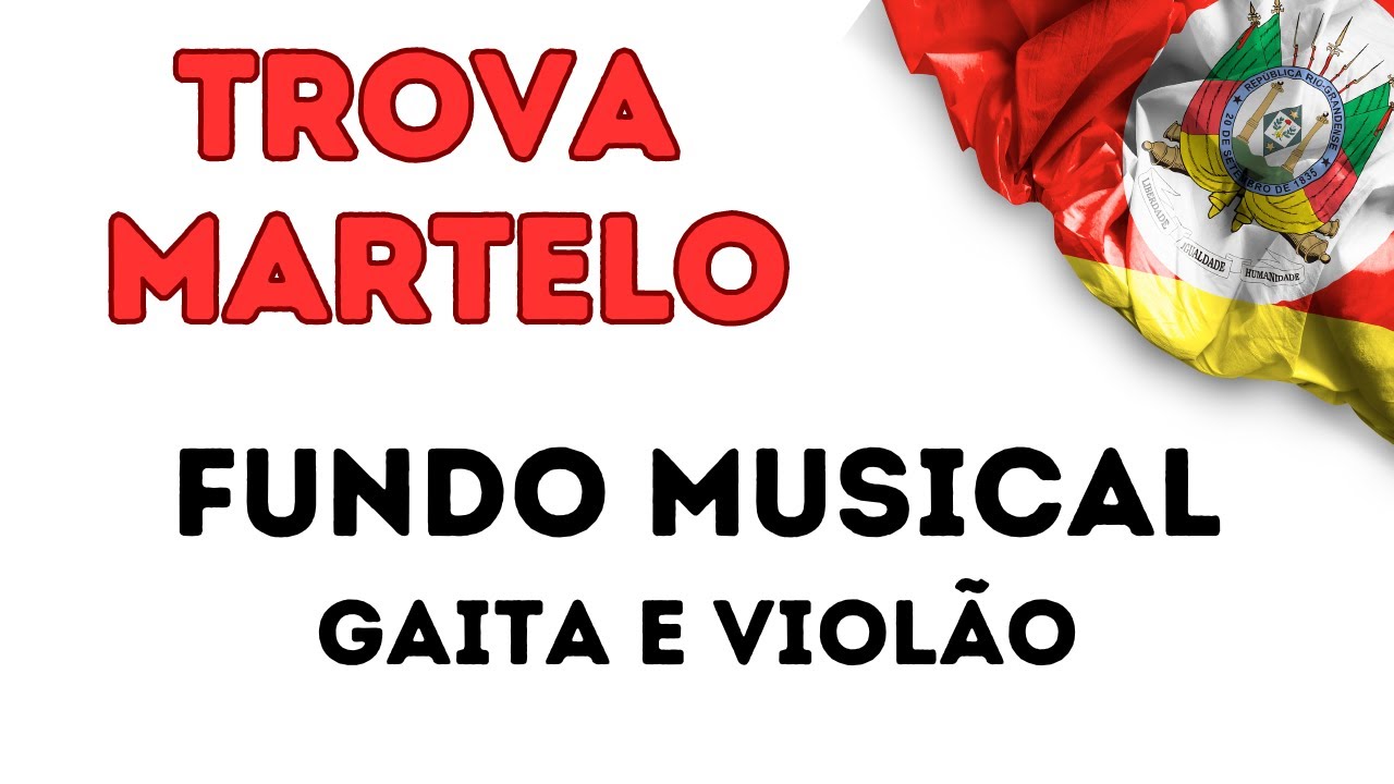 TROVA MARTELO - somente o FUNDO MUSICAL (gaita e violão) para TREINAR e SE DIVERTIR