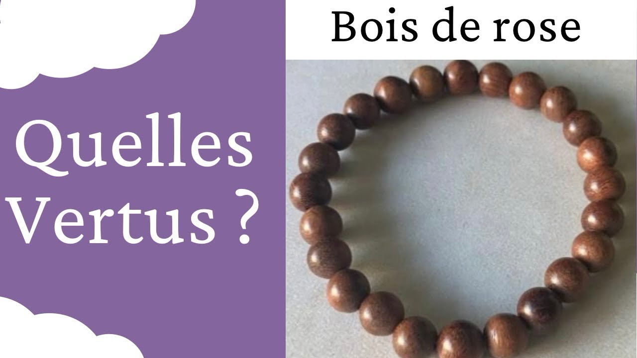 Bracelet Bois de Rose : Vertus de ce Bois pour Douceur Énergie Immunité - L' Aurore Céleste