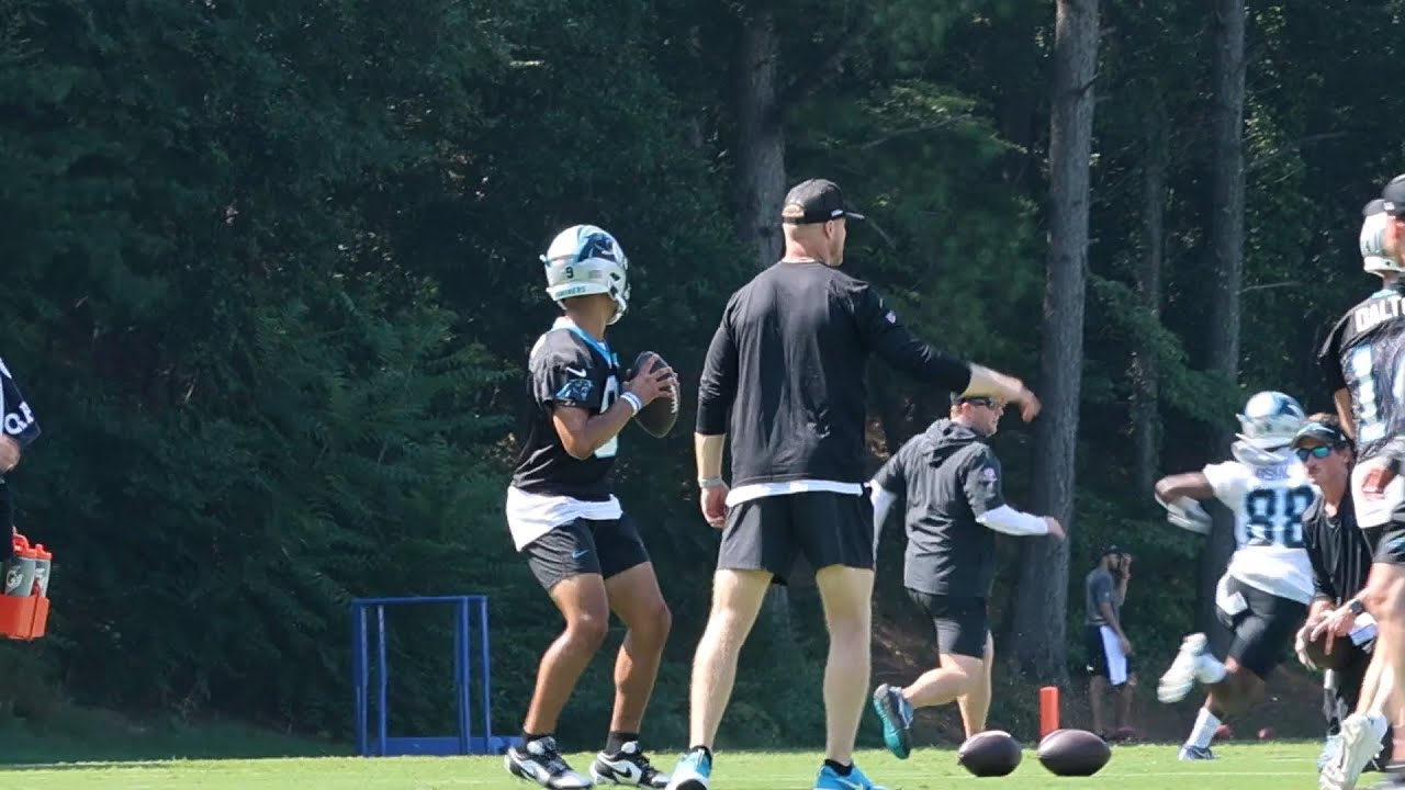 Bryce Young Training Camp Reps: Panthers Highlights Video Day 1: 2023