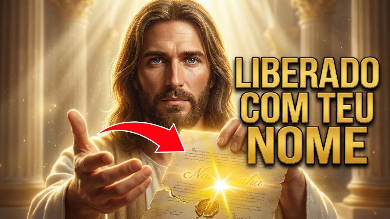 JESUS LIBEROU O QUE JÁ ESTAVA ASSINADO COM O SEU NOME
