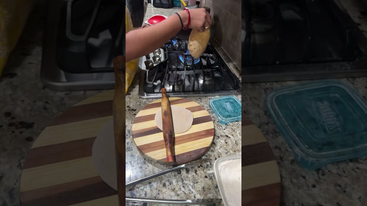 pranavrockz is live! -today recipe pulka -roti making