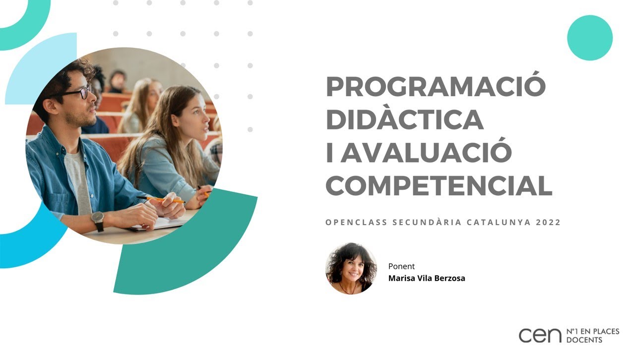 Programació Didàctica i Avaluació Competencial | Oposicions Secundària Catalunya 2022