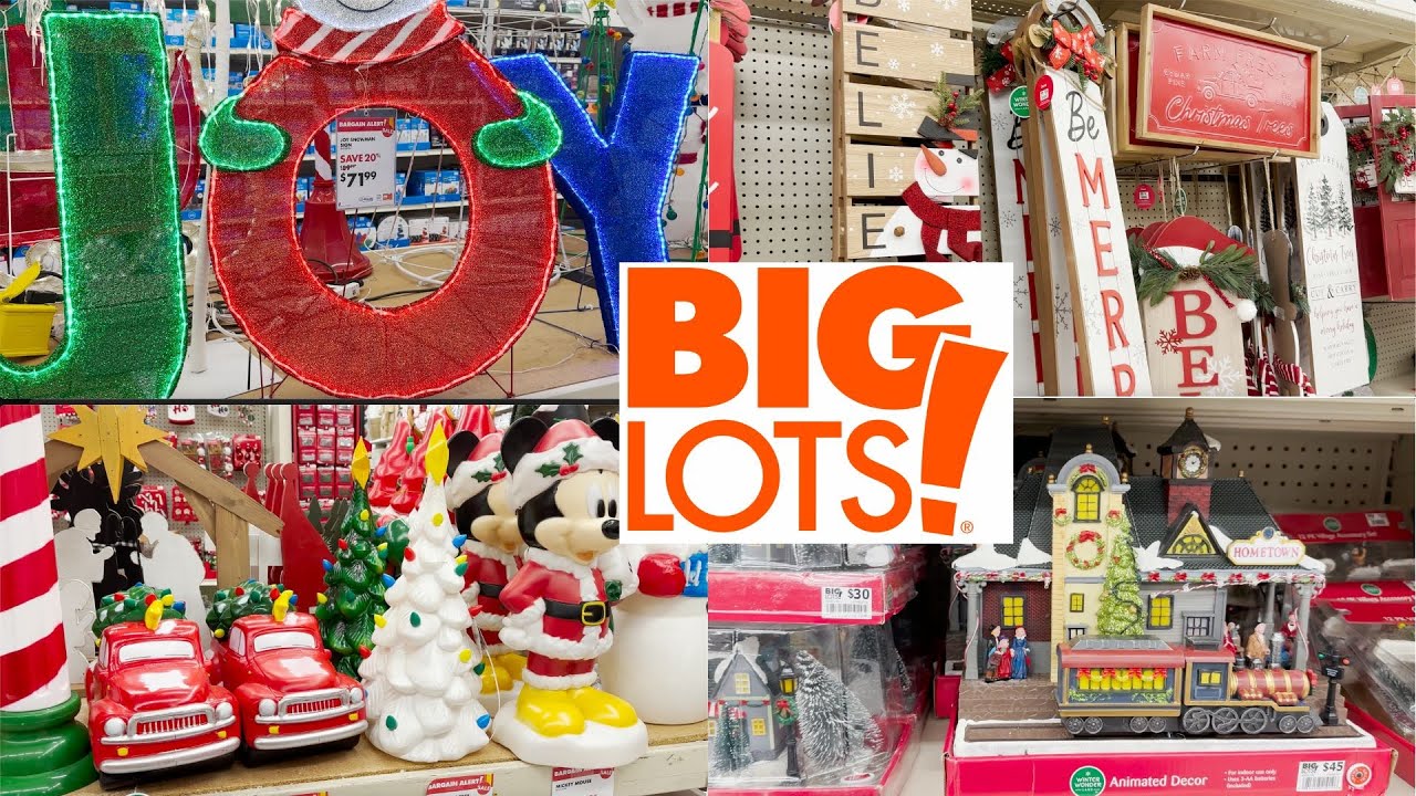 BIG LOTS! 🎄CHRISTMAS WALK THROUGH!! They have everything!