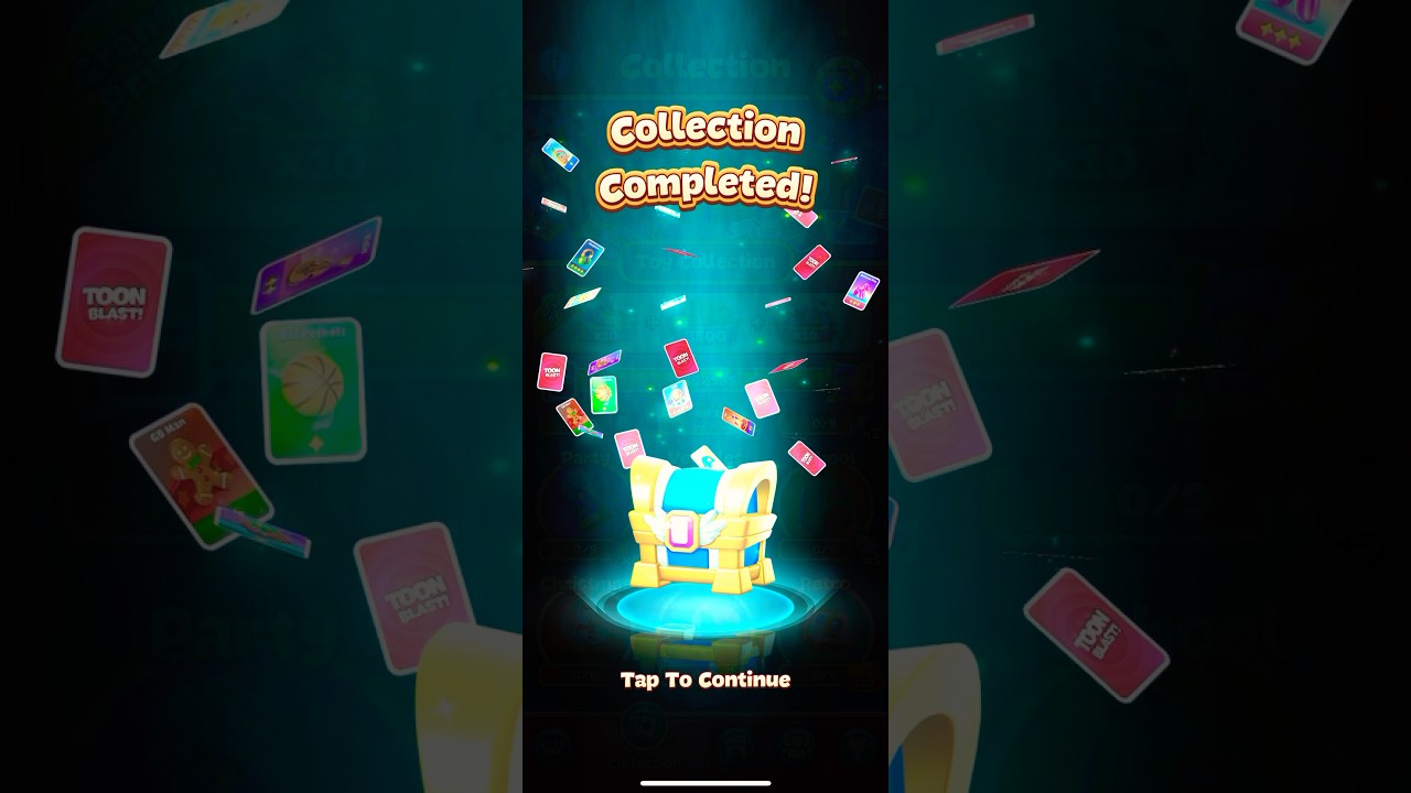 Toon Blast - First Card Collection 100% Complete
