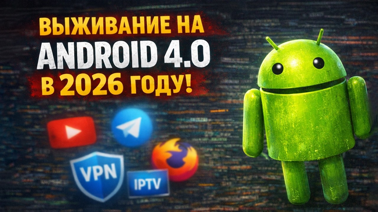Есть ли жизнь на Андроид 4.0 в 2026 ? VPN, YouTube, IPTV. I survived using Android 4.0 in 2026 !