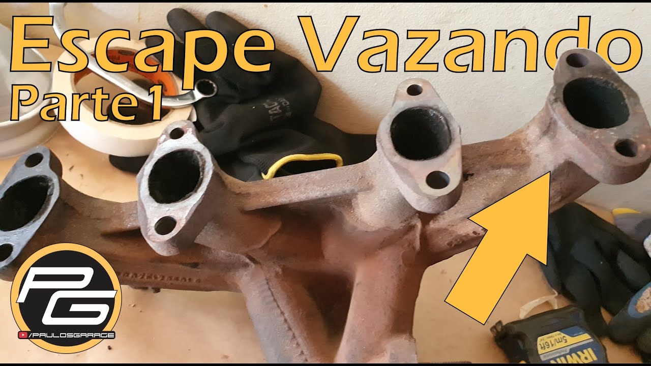 Escape Vazando no Coletor - Gol 1.6 com motor AP - [4K]