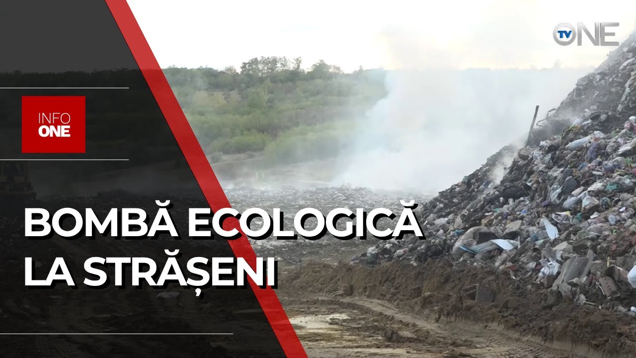 INFO ONE - GROAPA DE GUNOI DIN ORAȘUL STRĂȘENI FUMEGĂ DE TREI ZILE