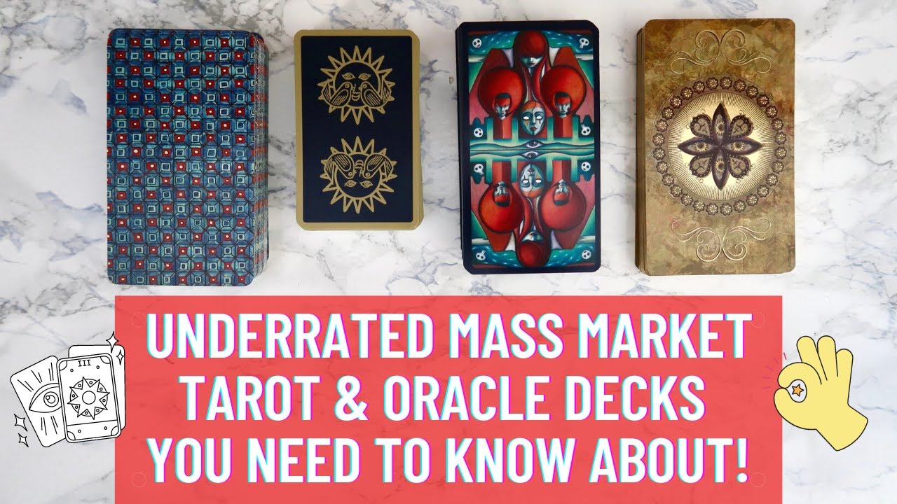 THE MOST UNDERRATED MASS MARKET TAROT & ORACLE DECKS (HIDDEN GEMS 🚨)EP.1